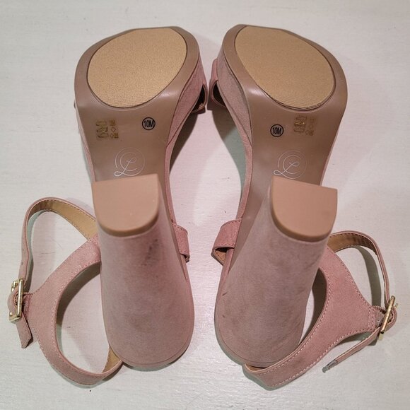 Chinese Laundry Alanah Ankle Strap Platform Sandals in Nude Women Sz 10 Chic - Picture 8 of 13